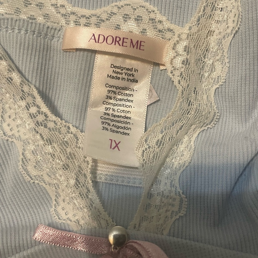 3 Sets- Woman Sz XL/1X Cami Pajama’s Tops With Sleeps Pants. 6 Pc. Adore Me NWOT